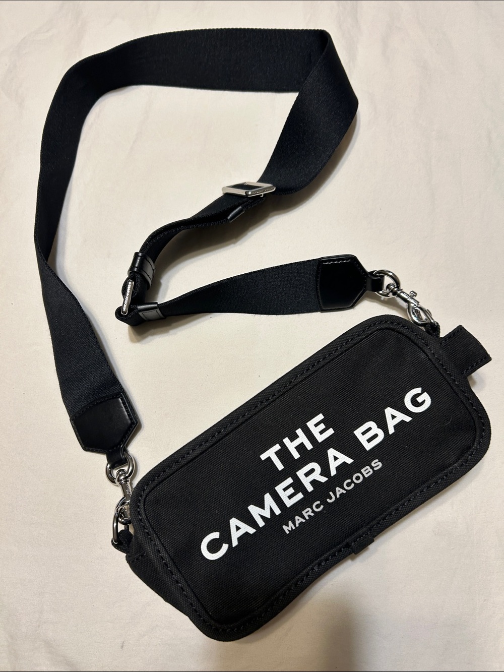 Marc Jacobs Black Logo Camera Belt Bag